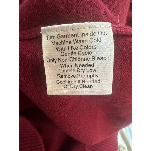 Jos. A. Bank Traveler Maroon Sweater Vest Large - Picture 4 of 5